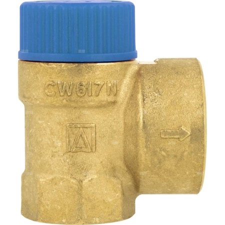 Zawór bezpieczeństwa AFRISO MSW sprężynowy mosiądz 10 bar GW x GW 3/4'' x 1''