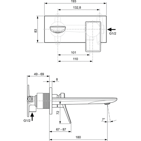 CONCA BATERIA UMYWALKOWA B-IN 18O 5L KIT2 CHR