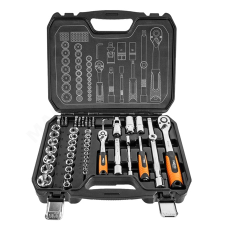 Zestaw kluczy nasadowych NEO 08-673, 73 el.P200 -AFRISO