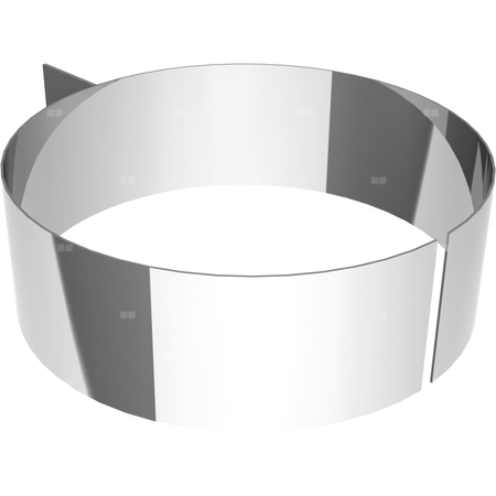 Obejma mocująca dachowa z zaciskiem instalacji odgromowej JEREMIAS DW69 stal nierdzewna fi 180 mm