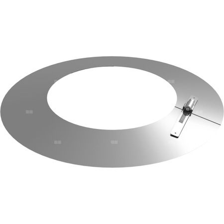 Kołnierz przeciwdeszczowy fi 130 mm JEREMIAS DWECO31 stal nierdzewna