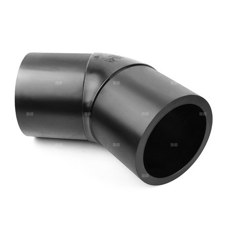 Kolano doczołowe 45 st. PE100 SDR 17 d 140