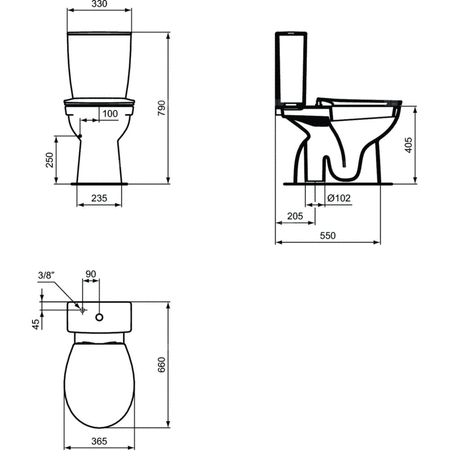 E/VIT+ KOMPAKT 4.5/3 SC S&C WHT (C)