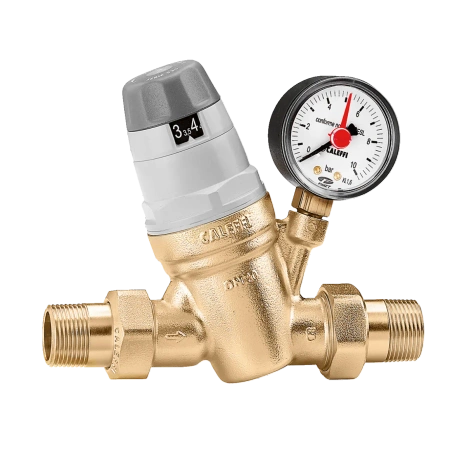 Reduktor ciśnienia z manom. 1-6 bar. 1" /5 -CALEFFI