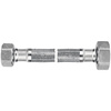 Wąż przyłączeniowy elastyczny FERRO z oplotem (stal), GW x GW, 1/2'' x 3/4'', długość 70 mm