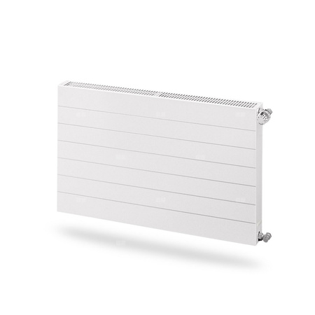 Grzejnik płytowy typ 11 PURMO Ramo Compact RC wym. 600 x 600 mm, kolor biały, moc 577 W, front Płaski profilowany