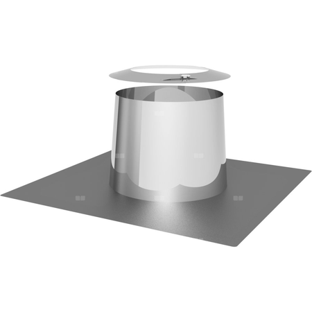 Przejście dachowe płaskie z kołnierzem fi200mm