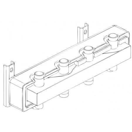Rozdzielacz hydrauliczny FERRO RSI05, odgałęzień: 5 (1 1/2''), z izolacją