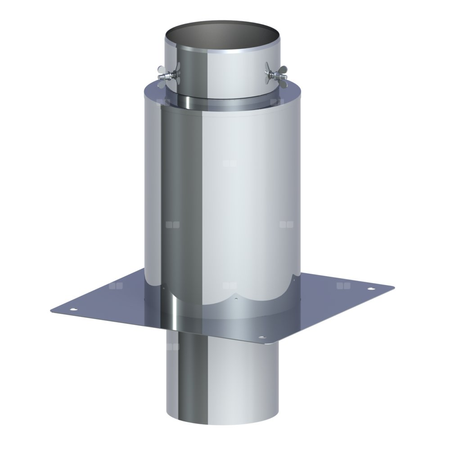 Izolowane przedłużenie komina dymowegofi 200mm L=350mm fi 200mm L=350mm