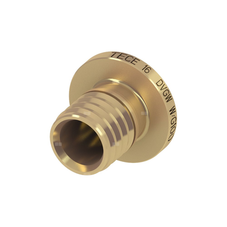 Korek TECE flex mosiądz końcówka wtykowa (14 mm)