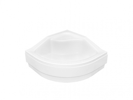 Brodzik półokrągły OLIVER I 90x90x15/H-25 z podwyższ.siedz. -BESCO