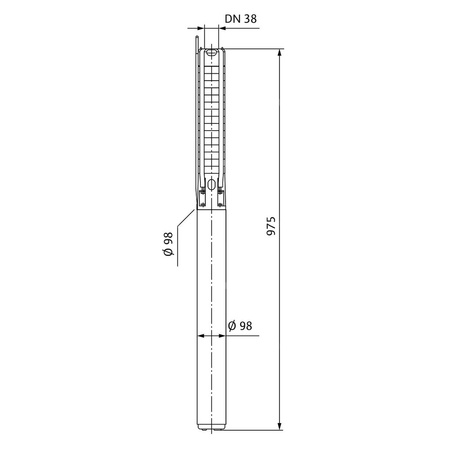 Pompa głębinowa 1-fazowa WILO Sub TWI4.05-17-D częstotliwość 50 Hz, moc 2.2 kW 14.5 A, prędkość obrotowa 2840 obr/min