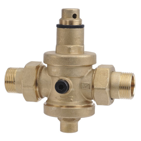 Regulator ciśnienia wody FERRO mosiądz, GZ 1 1/2'', 25 bar