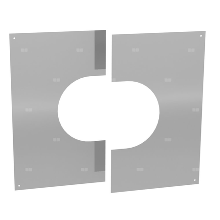 Osłona dwuczęściowa 31-45st. fi200mm