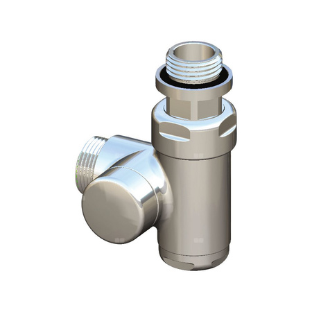 Zawór HERZ De Luxe (wersja prawa) biały do armatury sanitarnej 1/2'' x 1/2'' Gwint wewnętrzny-Gwint wewnętrzny