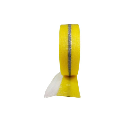 Taśma brzegowa KOTAR samoprzylepna z zakładką i nacięciami/ Butyl Żółta Grubość . 8mm x 150mm x 25 mb