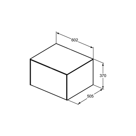 CONCA SZAF 60X50X37 1 DR+WTOP NOCUT ANMT