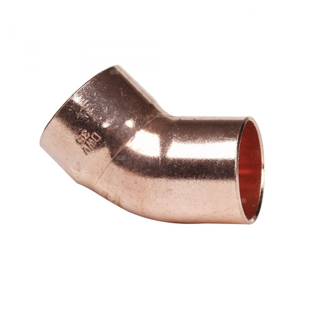 Łuk jednokielichowy 45' IBP MG5040 do gazu, 15 mm (ML)