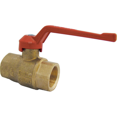 Zawór kulowy HERZ 21900x mosiądz DZR, PN40 DN 32 GW, uchwyt: dźwignia