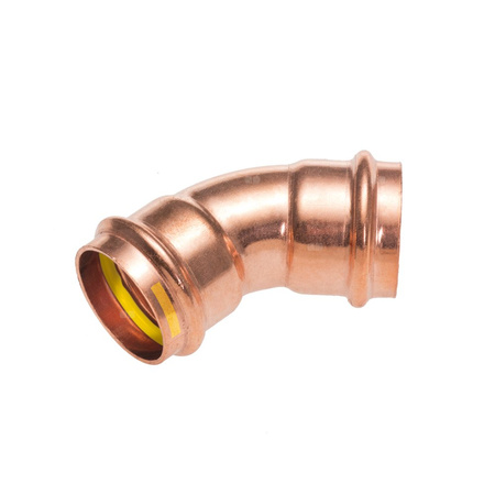 Łuk dwukielichowy 45' IBP PG 5041 do gazu, Cu, 54 mm (ML)