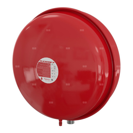 Naczynie wzbiorcze wiszące FLAMCO MEIBES Flexcon P, pojemność 50 l 1.5-, 3 bar / 120'C fi3/4'', kolor czerwony, do instalacji chłodn.C.O.