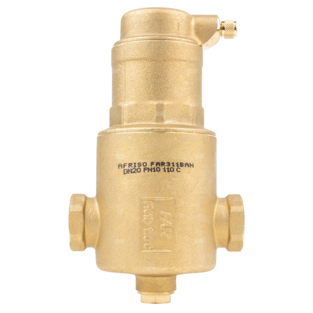 Separator mikropęcherzy AFRISO FAR 311, do C.O., do klimatyzacji, 10 bar / 110'C, 3/4'' (GW)Instalacje i źródła ciepła