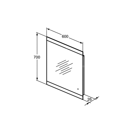M+L LUSTRO LIGHT 60X70 40.5W 230V