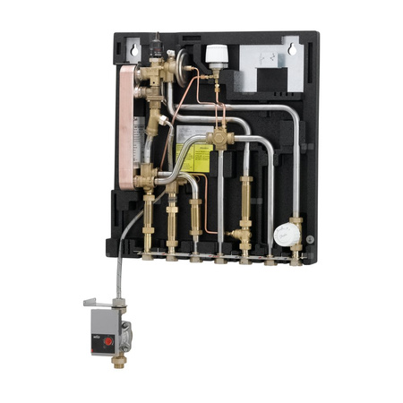 Danfoss EvoFlat MSS StS 1, w/bypass, w/1 CW meter, w/EPP front, w/HTC, w/circulation, w/safety valve, w/TWA 24V, w/ESMC, w/Danfoss Icon Expansion Module, 43kW