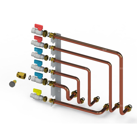 KOMPLET PRZYŁĄCZENIOWY PRAWY DO KOTŁA ECOCONDENS SOLID PLUS 