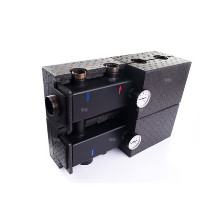 CONCEPT RGP 2 100 32/6, moc grzewcza do 220kW (6-obwodowy rozdzielacz centralnego ogrzewania z izolacją)