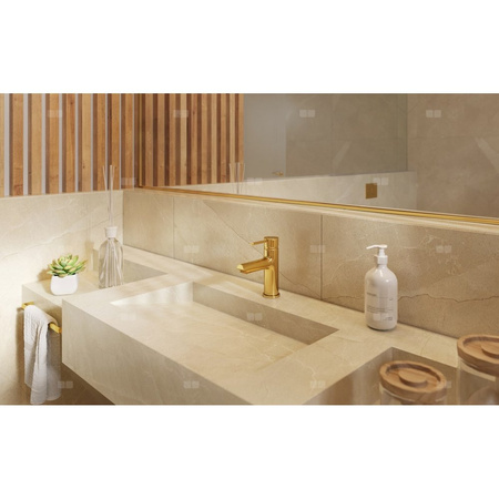 FIESTA bateria umywalkowa stojąca, złoty