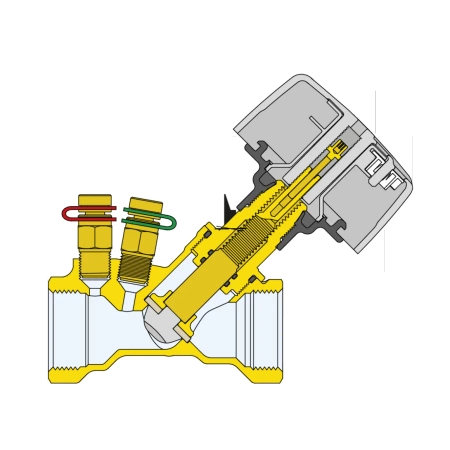 Ręczny zawór równoważący 3/4" /5 -CALEFFI