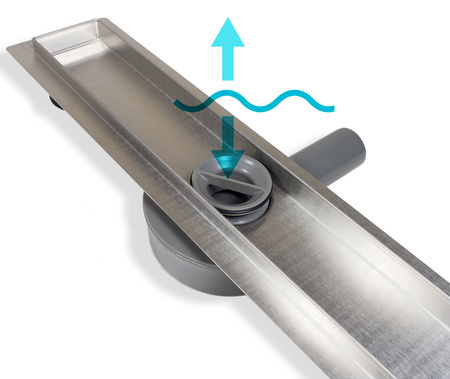 Odpływ liniowy dwustron. DRAIN L-50 /360st VIRGIN/TILE (360-500) - BALNEO