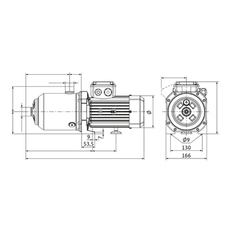 Wysokociśnieniowa pozioma pompa do wody Wilo-MEDANA CH1-L.1602-1/E/G/10T