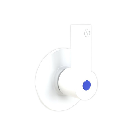 TEXAS pokrętło białe z rozetą