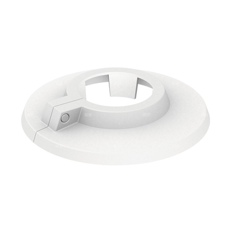 Rozeta FLAMCO MEIBES do rury 14 mm, wysokość: 12 mm, tworzywo sztuczne, kolor: biały (9010)