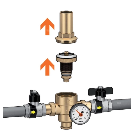 Regulator ciśnienia CALEFFI, GZ 3/4'', 25 bar