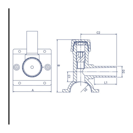 Trójnik siodłowy z nawiertką PE100RC d 75/32 FOX