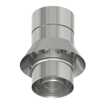 Przejście TWIN na DWECO 2.0 i zasysem powietrza fi100mm