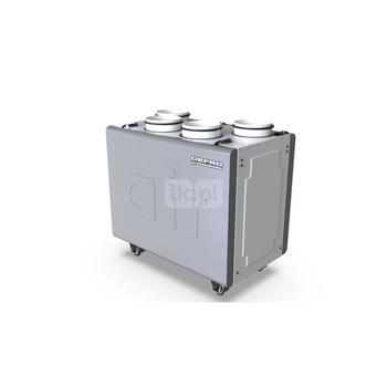 Centrala wentylacyjna DRX 400 V o wydajności 450m3/h z kompletem mocowań ściennych, wyświetlacz dotykowy 4,3"