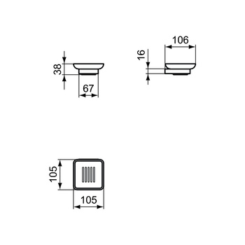 CONCA PODSTAW. NA MYDŁO KWAD. GOLD
