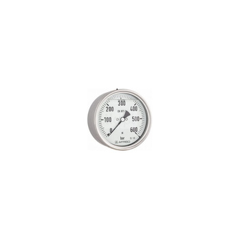 Manometr z rurką Bourdona AFRISO RF glicerynowy -1/15 bar radialne G1/2B fi 80 mm, kl. 1.6%