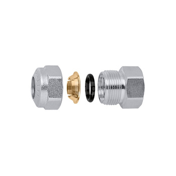 Złączka z gwintem wewnętrznym, wykończenie: chrom F. 3/8"-10CR