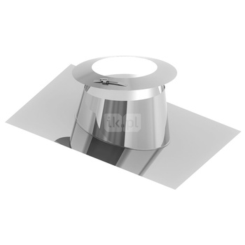 Przejście przez dach 5-15st. aluminiowe z kołnierzem fi130mm