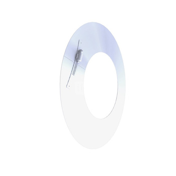 Kołnierz przeciwdeszczowy fi 110 mm JEREMIAS 360-TWIN31 stal nierdzewna