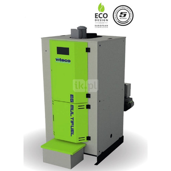 Kocioł na pellet VITECO EG MULTIFUEL 60 kW z przyłączem c.o.