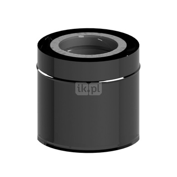 Rura JEREMIAS SET-ETN-SC 150mm, długość 250 mm, kolor czarny