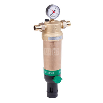 Filtr z płukaniem wstecznym do temp. 70 st.C, ze złączkami, 1", siatka 100 mikronów