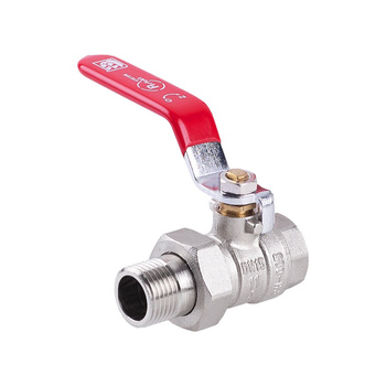 Zawór kulowy PERFEXIM PHA-005/R mosiądz niklowany, PN30 1/2'' gz x gw, uchwyt: dźwignia