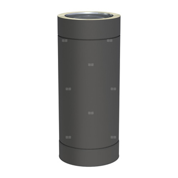 Rura dł. 500mm fi 200mm lakierowana na czarno